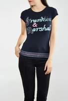 Tee Shirt Franklin&marshall Tswr136 Noir Femme