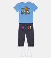 Thumbnail for your product : Bape Kids Printed jersey T-shirt