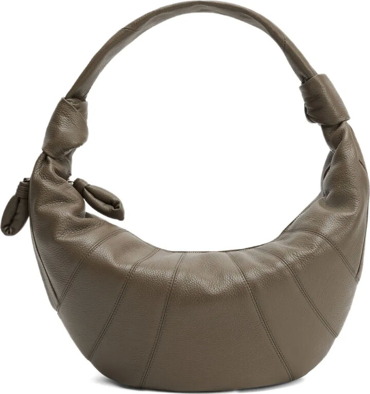 Lemaire Fortune Croissant knotted panelled shoulder bag