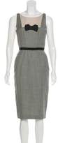 Thumbnail for your product : Valentino Virgin Wool Sheath Dress Black Virgin Wool Sheath Dress