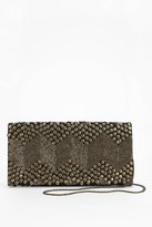 Thumbnail for your product : Urban Outfitters Ecote Aries Metallic Embellished Clutch