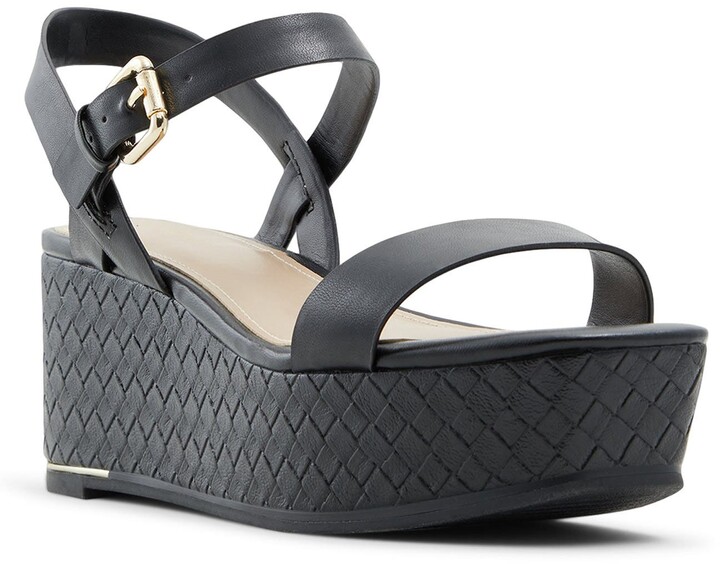 Aldo Black Wedge | Shop the world's largest collection of fashion | ShopStyle