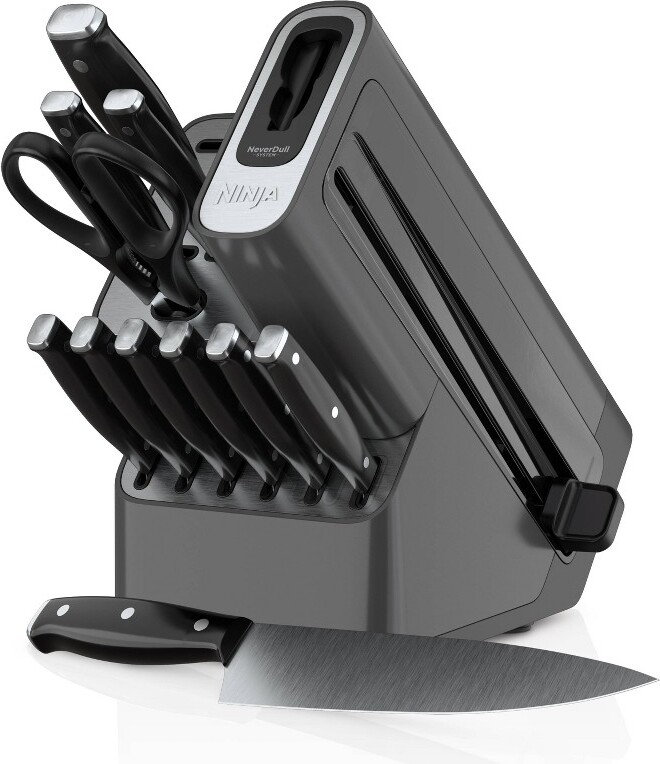 Ninja Foodi NeverDull Essential 12pc Knife System with Built in