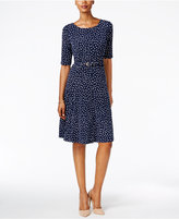 Thumbnail for your product : Charter Club Polka-Dot Fit & Flare Dress, Only at Macy's