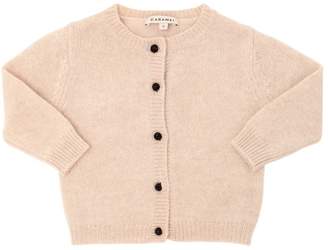 Caramel Baby And Child Knitted Cashmere Cardigan
