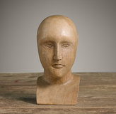 Thumbnail for your product : Restoration Hardware Hand-Carved Wood Bust