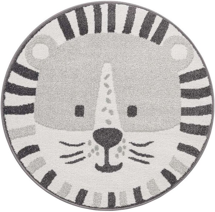 Unique Loom Lion Whimsy Kids Throw or Area Rug