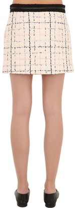 Gucci Cotton Blend Tweed Mini Skirt