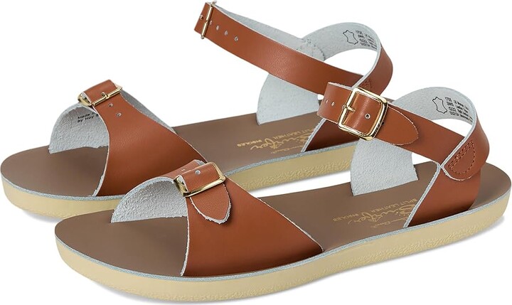 Salt Water Sandal by Hoy Shoes Sun-San - Surfer (Toddler/Little Kid) Kid's Shoes Tan : 6 Toddler M, Leather