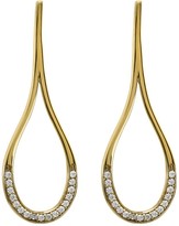 Thumbnail for your product : 14K Gold Pear-Shaped Crystal Post Earrings