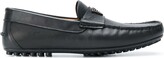 Thumbnail for your product : Emporio Armani Logo Embossed Loafers
