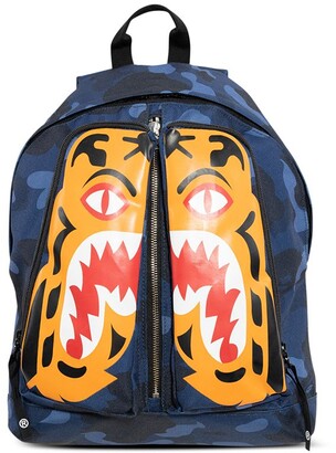 A Bathing Ape Color Camo Tiger day backpack - ShopStyle