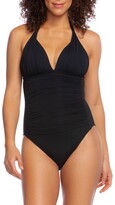 Thumbnail for your product : La Blanca Island Goddess Mio One-Piece Halter Swimsuit