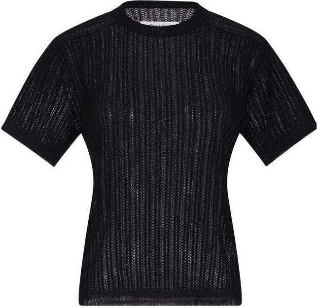 Maison Margiela Sheer Ribbed Top