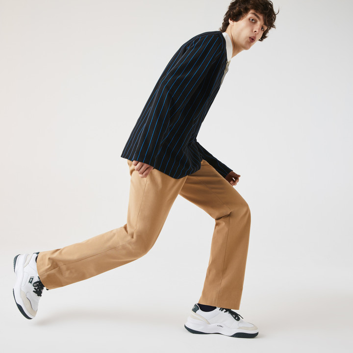 mens pleated chinos