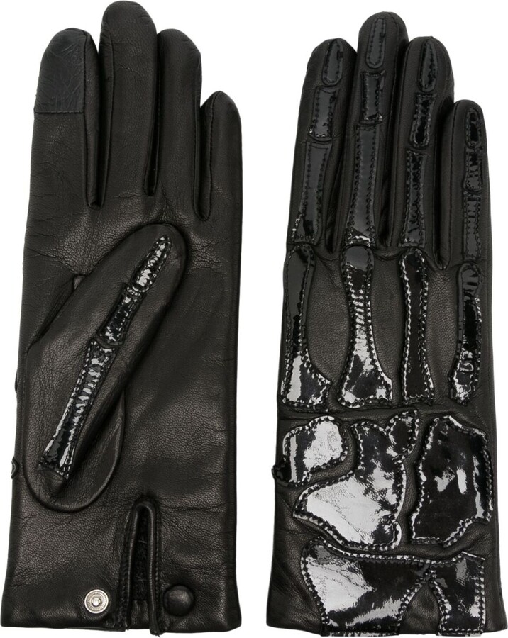 Coach Studded Leather Gloves - Farfetch