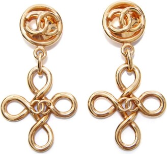 christian dior and coco chanel earrings