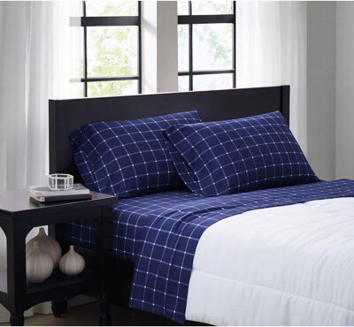Truly Soft Plaid Microfiber Sheet Set