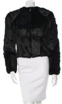 Thumbnail for your product : Yigal Azrouel Collarless Fur Jacket
