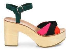 Loeffler Randall Elsa Colorblock Platform Sandals