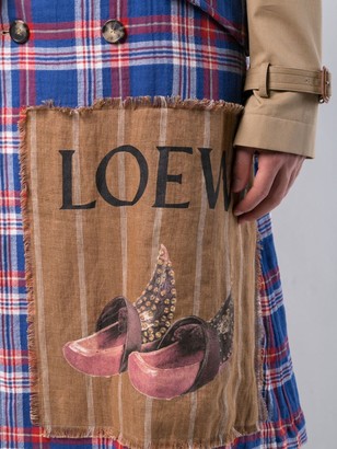 Loewe Checked Trenchcoat