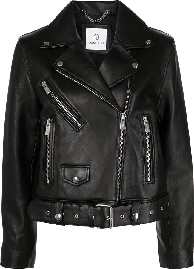Anine Bing Benjamin leather biker jacket ShopStyle