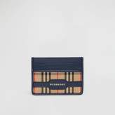 Thumbnail for your product : Burberry 1983 Check and Leather Card Case