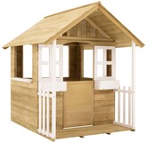 Thumbnail for your product : TP Wooden Cubby Playhouse With Veranda