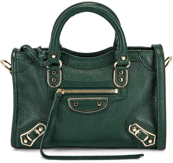 green balenciaga bag