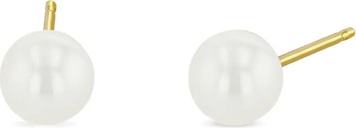 Zoë Chicco 14K yellow gold pearl earrings