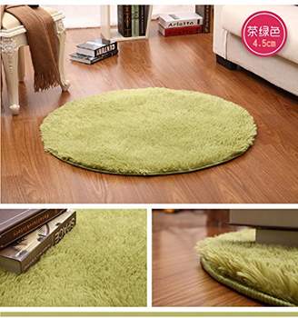 TDLC Circular rug fitness yoga mats nacelle lovely bedroom living room couch side carpet, diameter 2 meters long hairs