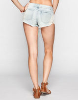 Thumbnail for your product : ALMOST FAMOUS Side Crochet Womens Denim Shorts