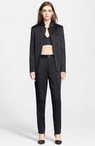 Thumbnail for your product : Alexander Wang T by Stretch Satin Open Blazer