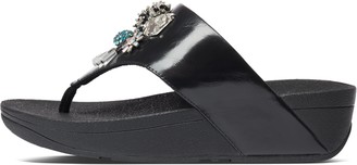FitFlop Olive Galaxy-Cluster Leather Sandals