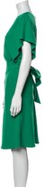 Thumbnail for your product : BA&SH V-Neck Midi Length Dress w/ Tags Green V-Neck Midi Length Dress w/ Tags