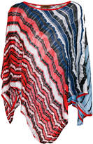 Missoni striped poncho 