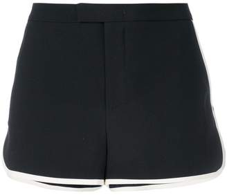 RED Valentino contrast-trim fitted shorts