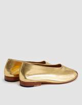 Thumbnail for your product : Martiniano Glove Slip-On Shoe in Gold
