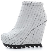 Thumbnail for your product : Camilla Skovgaard Laser Lines Wedge Booties