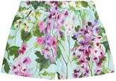 Thumbnail for your product : Dolce & Gabbana Children Floral printed cotton shorts