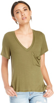 Thumbnail for your product : DAILYLOOK Gauzy Oversized Tee in taupe XS - L