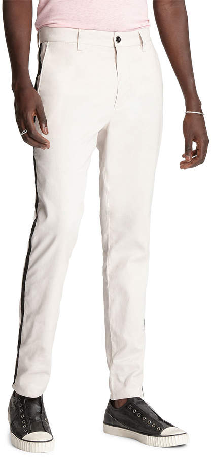 side stripe chinos