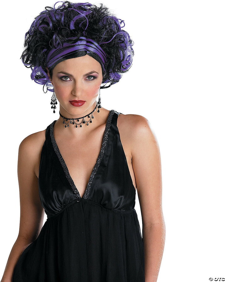 Seasonal Visions Mario Chiodo – Purple and Black Wig –