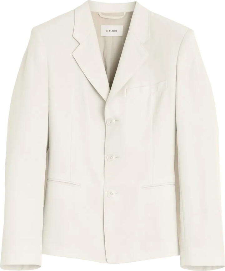 Lemaire Gabardine-Weave Single-Breasted Blazer
