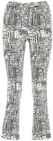 Thumbnail for your product : Pt01 Printed Flared Cropped Trousers