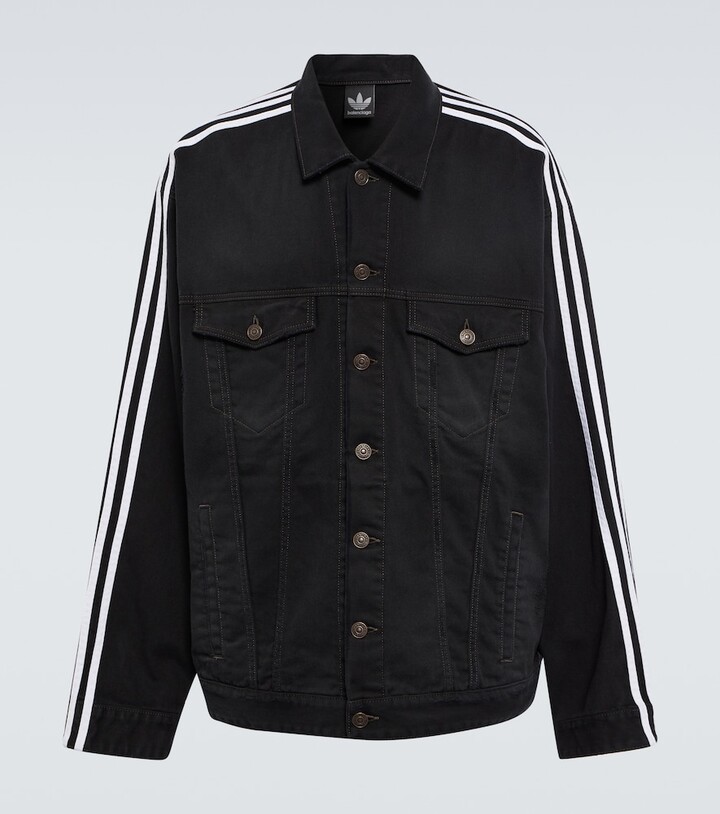 Balenciaga x Adidas denim jacket - ShopStyle