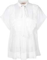 Thumbnail for your product : No.21 pussy-bow ruffled blouse