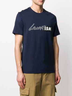 Lacoste Live logo print T-shirt