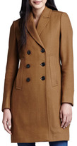 Thumbnail for your product : Burberry Button-Vent Double-Breasted Car Coat, Dark Camel