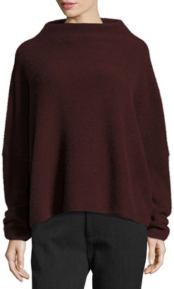 Vince Boiled Cashmere Funnel-Neck Sweater